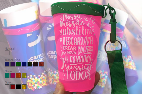 Copo Personalizado com Cordão - 10BR550MLB